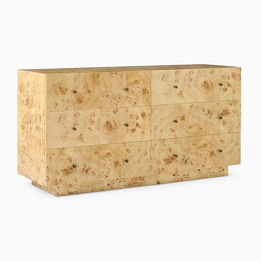 Burl 6-Drawer Dresser (60")