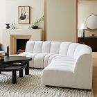 Avalon Channeled 3-Piece L-Shaped Sectional (87"&ndash;122")