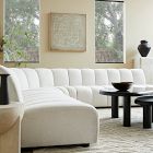 Avalon Channeled 3-Piece L-Shaped Sectional (87"&ndash;122")
