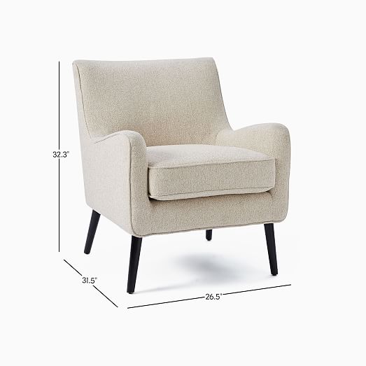 west elm reading chair