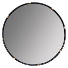 Round Rattan Wall Mirror