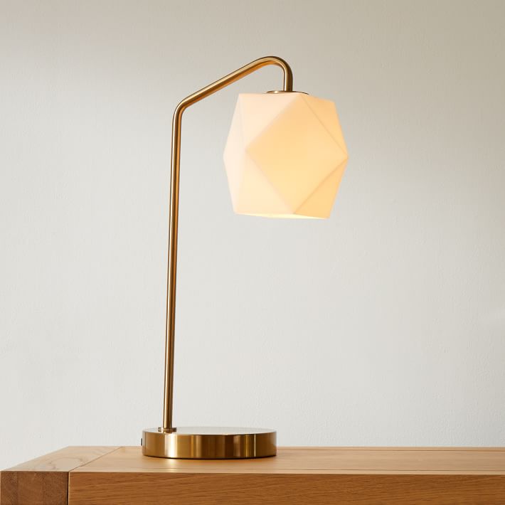 Sculptural Faceted Table Lamp (21&quot;)