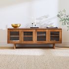 Anton Glass Media Console (68&quot;&ndash;80&quot;)