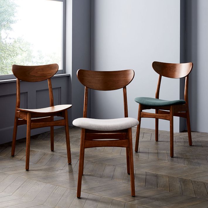 ひろ:westelm ダイニングチェア Wire Frame Leather Dining Chair | West Elm