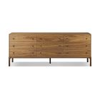 Berriman Walnut 9-Drawer Dresser (85&quot;)