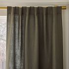 Cortlandt Linen Blend Basketweave Curtain