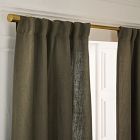 Cortlandt Linen Blend Basketweave Curtain