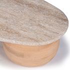 Canda Travertine Coffee Table (52")