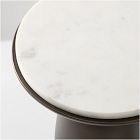Olina Marble Drink Table (12&quot;)