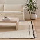 Tassel Trim Jute Rug