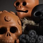 Terracotta Halloween Skull Objects