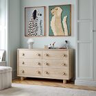 West Elm x PBK Vivienne 6-Drawer Dresser (56&quot;)
