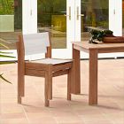 Playa Outdoor Textilene Stacking Dining Chair (Set of 2)