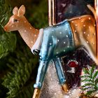 Dapper Deer Glass Ornament