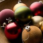 Mistletoe Glass Ball Ornament (Set of 9)