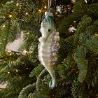 Glass Seahorse Ornament