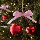 Glass Cherry Pair Ornament