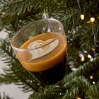 Glass Espresso Shot Ornament