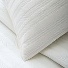 Dobby Ladder Stripe Coverlet &amp; Shams