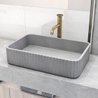 VIGO Windsor Rectangle Vessel Bathroom Sink