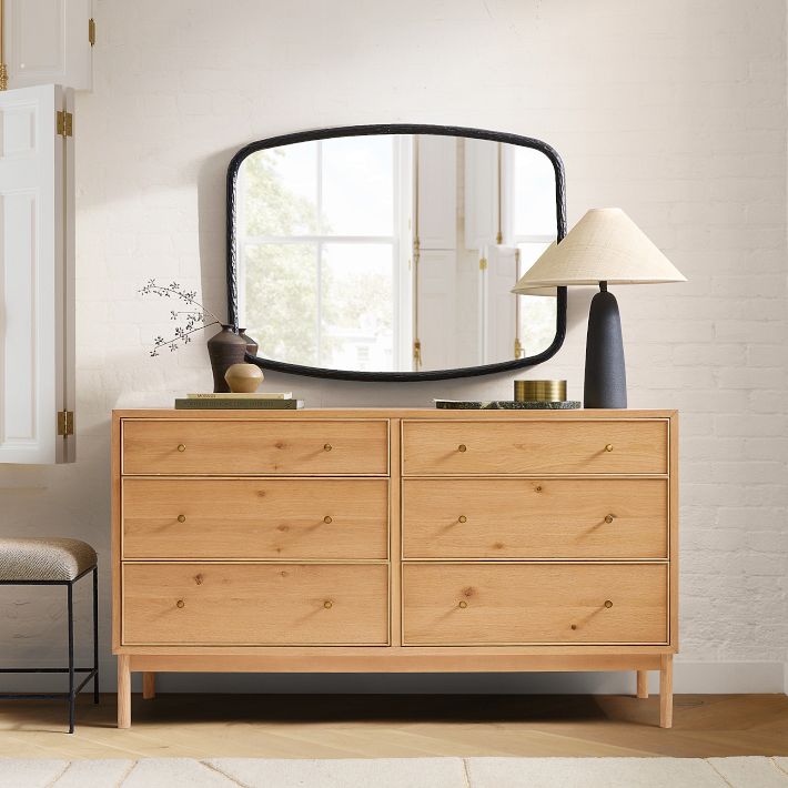 Siobhan Oak 6-Drawer Dresser (60