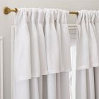 European Flax Linen Valance Blackout Curtain