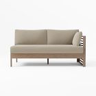 Santa Fe Slatted Right Arm Sofa Cushion Cover, Sunbrella® Canvas,
 Twilight