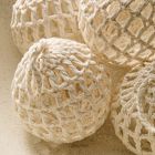 Woven &amp; Glass Ornaments (Set of 6)