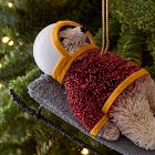 Bottlebrush Polar Bear Ornament
