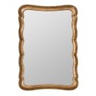 Gilded Wave Gold Wall Mirror