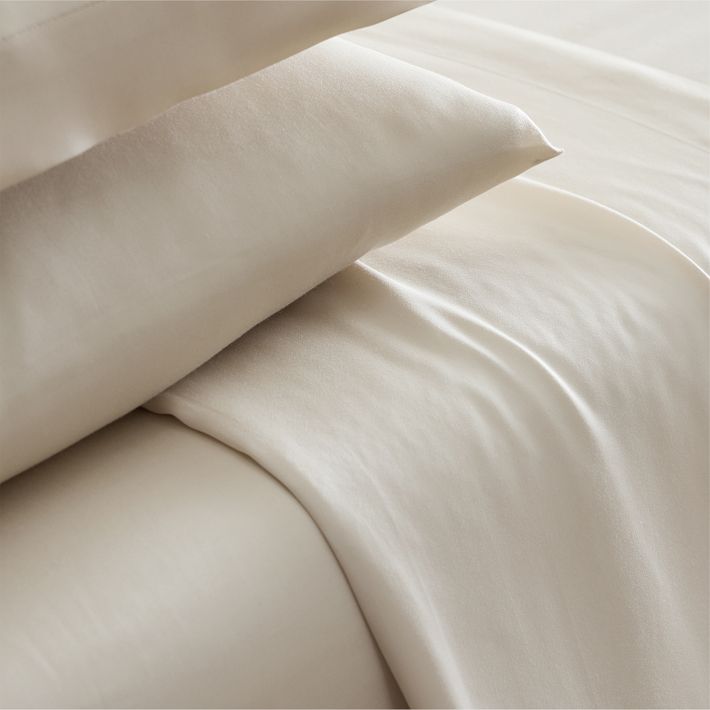 【WOOHWA】SILKY TENCEL SK Silky TENCEL Sheet Set & Pillowcases | West Elm
