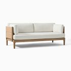 Catalina Outdoor Sofa (76&quot;), Cusco Textilene&#174; Sling Lounge Chair &amp; Calla Coffee Table (48&quot;) Set