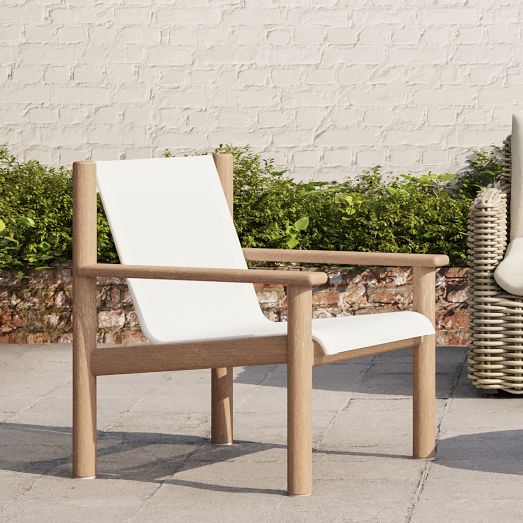 Cusco Outdoor Textilene® Sling Lounge Chair | West Elm