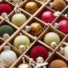 Small Glass Ball Ornaments (Set of 25) - Festive