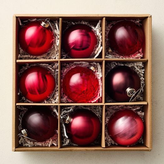 Glass Cherry Pair Ornament