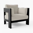 Caldera Aluminum Lounge Chair Cushion Cover, Crosshatch Weave, Sand