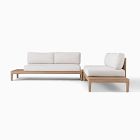 Catalina Outdoor 3-Piece L-Shaped Sectional w/ Table (109&quot;)