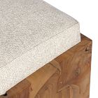 Leontine Outdoor Teak Stool (17")