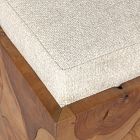 Leontine Outdoor Teak Stool (17")