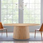 Oval Plinth Dining Table (79")