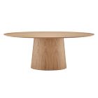 Oval Plinth Dining Table (79")