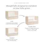 Bento 3-in-1 Convertible Storage Crib with Toddler Bed Conversion Kit