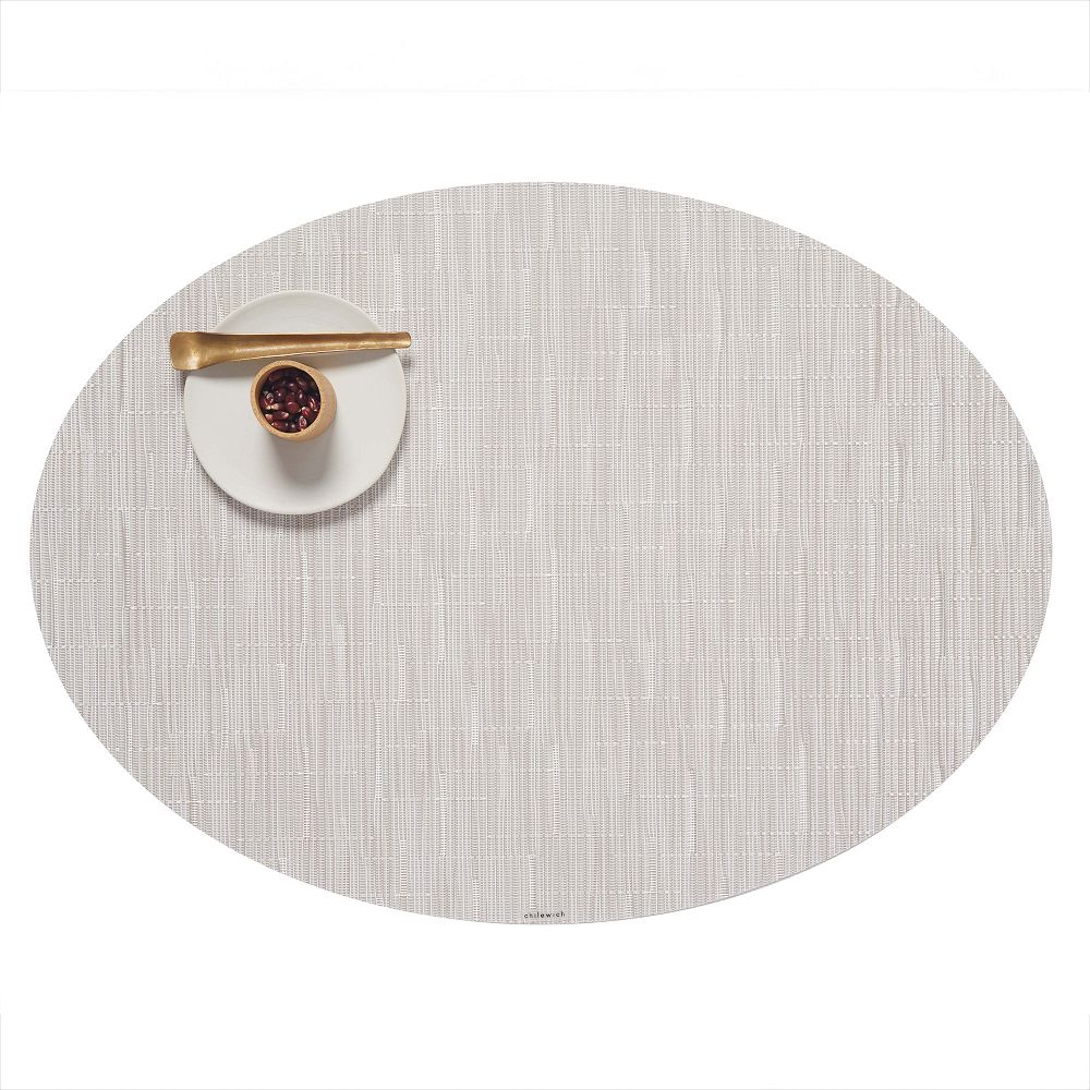 Chilewich Easy-Care Bamboo Oval Placemats - Set of 4