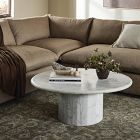 Kadian Calacatta Marble Nesting Coffee Table (31&quot;&ndash;48&quot;)