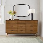 Mid-Century 9-Drawer Dresser (70&quot;) - Acorn