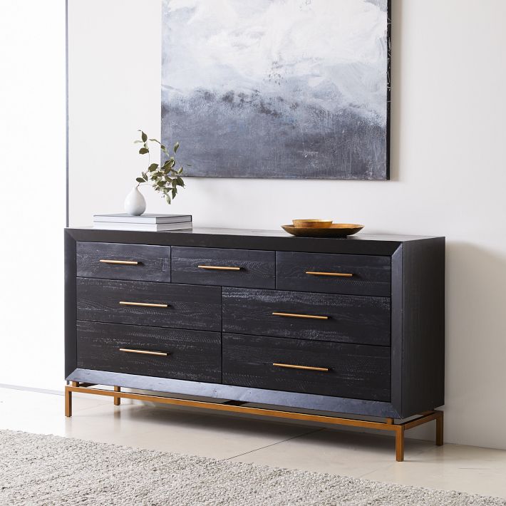 ★18782★ Alexa Burnished 7-Drawer Dresser - Modern & Timeless Design