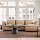 Harmony Modular Leather Reclining 3-Piece Chaise Sectional (117&quot;)