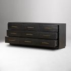 Alexa Burnished Pedestal 9-Drawer Dresser (88&rdquo;)