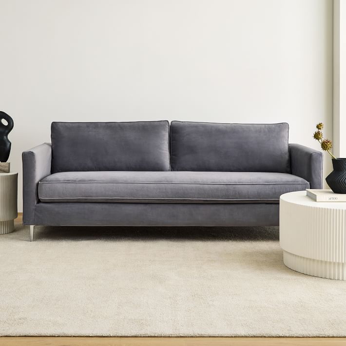 Harris Loft Fitted Slipcover Sofa (66&quot;&ndash;108&quot;)