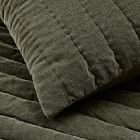 Cotton Velvet Pick Stitch Quilt &amp; Shams